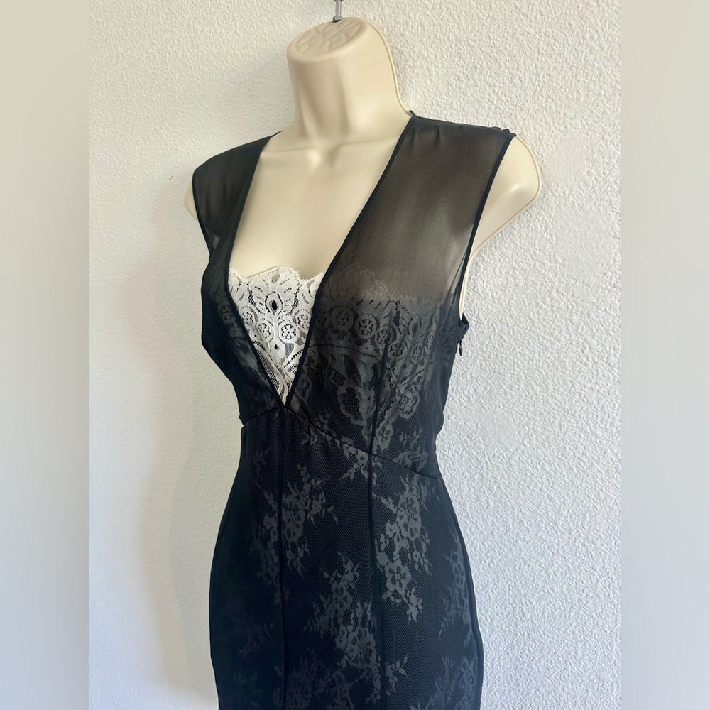 Robert Rodriguez Black Lace Mini Dress - Picture 8 of 15